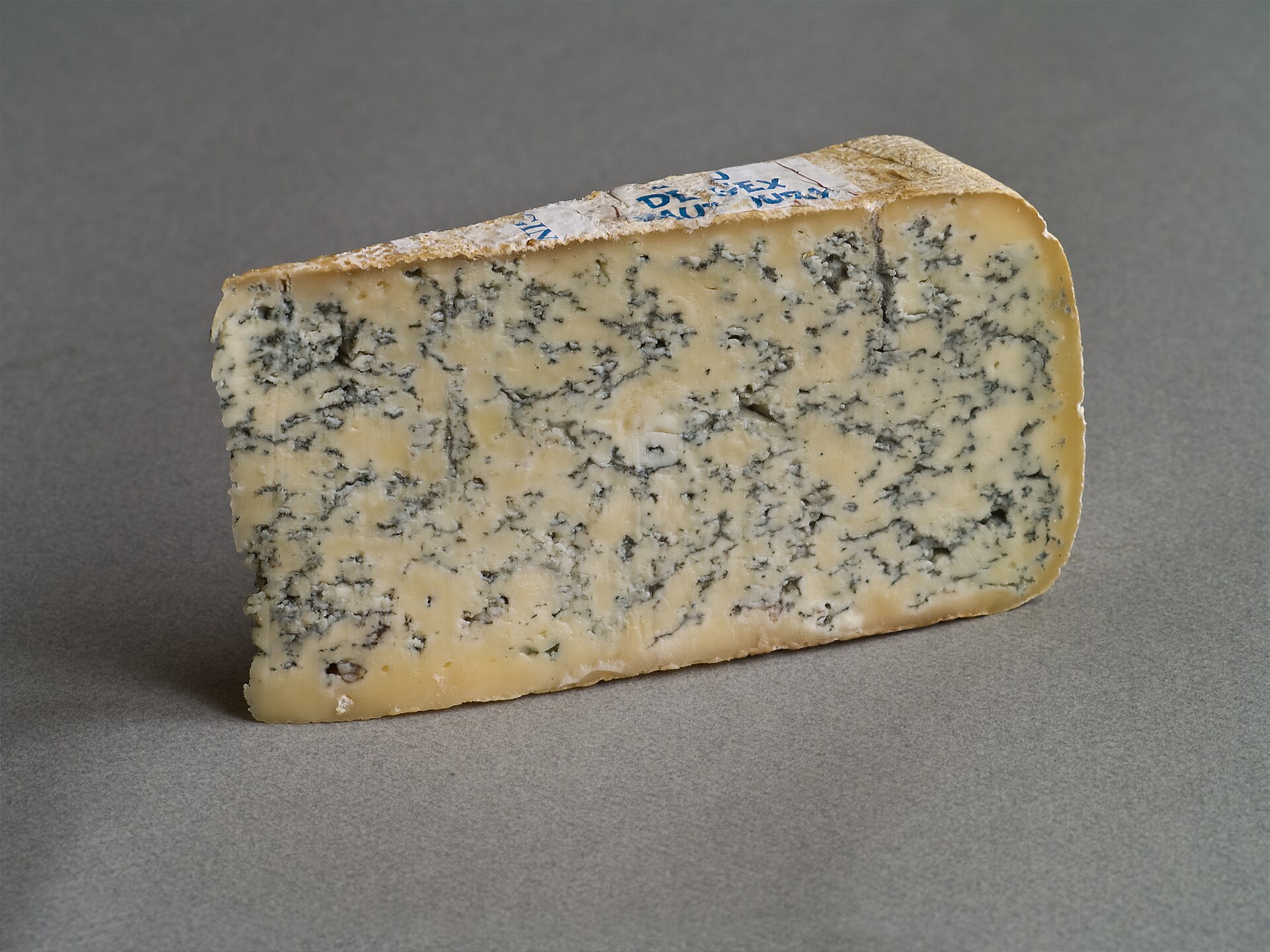 Bleu de Gex Haut-Jura : Fromage bleu AOP Bleu de Gex Haut-Jura, photo fromage jurassien